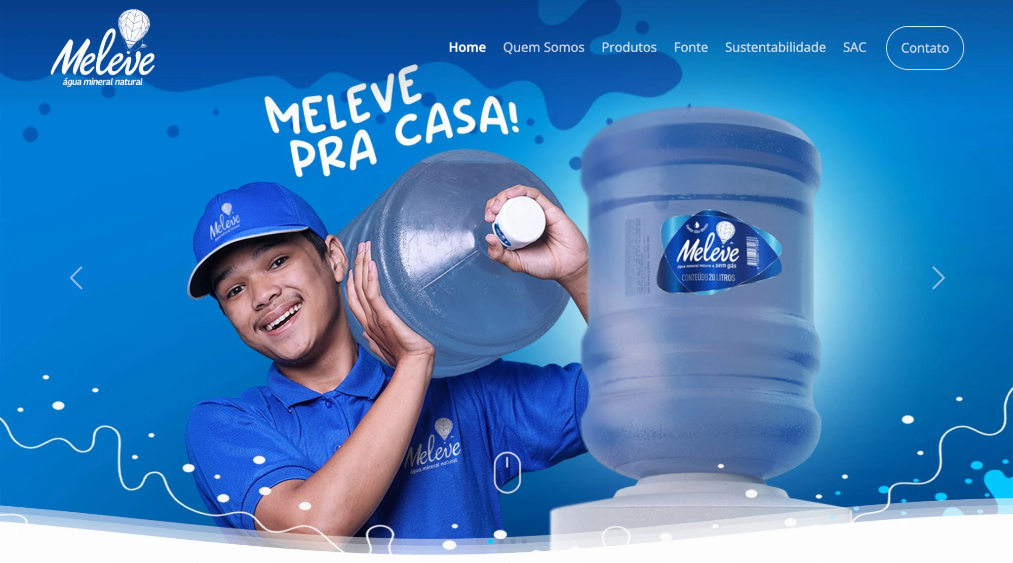 Imagem ilustrativa do projeto Meleve Água Mineral Natural