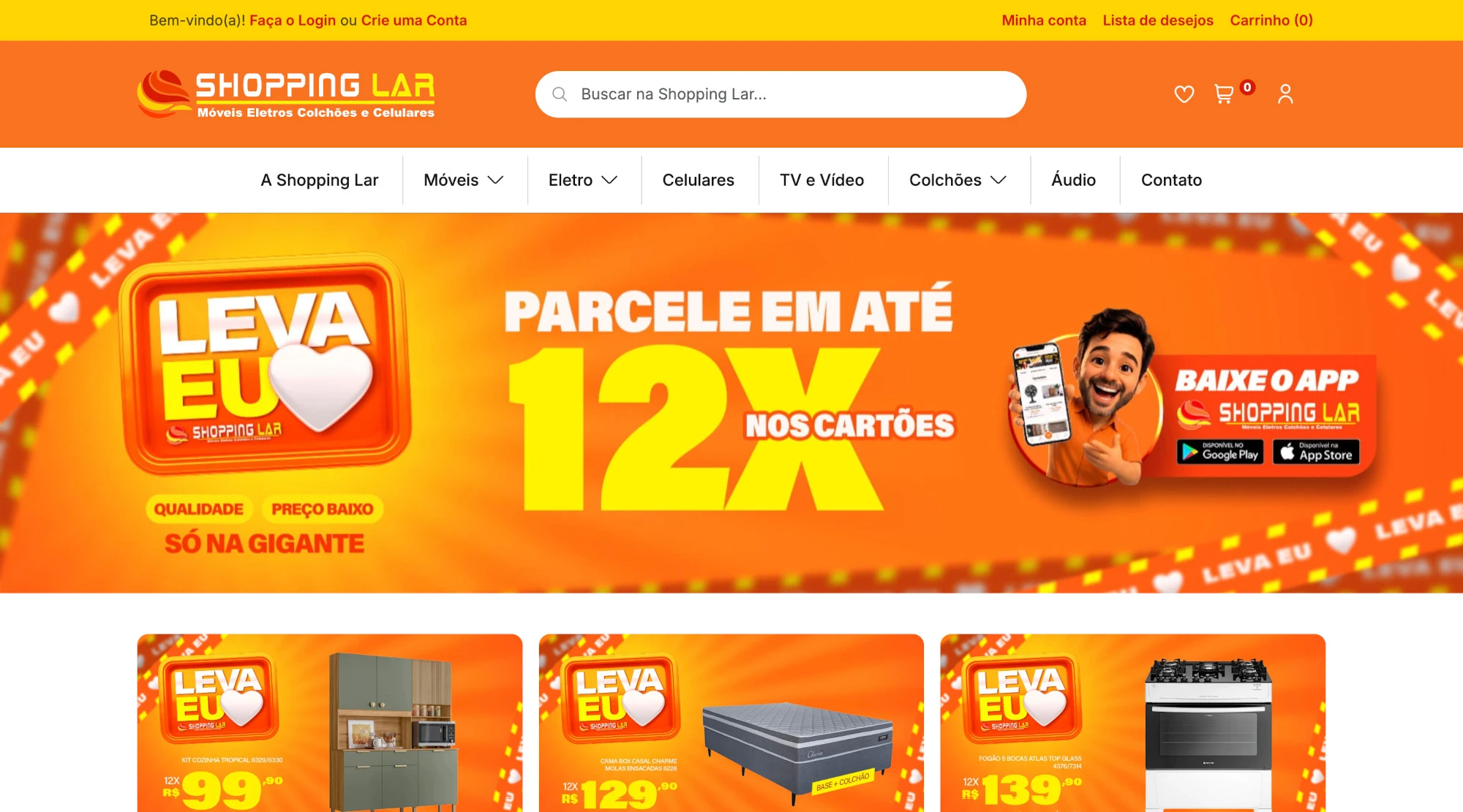 Imagem ilustrativa do projeto Shopping Lar